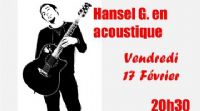 Hansel G. en acoustique. Le vendredi 17 février 2012 à Saint-Brieuc. Cotes-dArmor. 